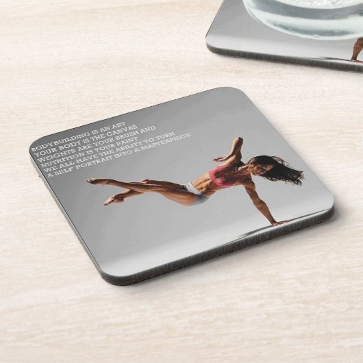 フィットネスとジムのモチベーション コースター (左側)