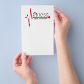 フィットネスとスポーツ チラシ (ハンドル)