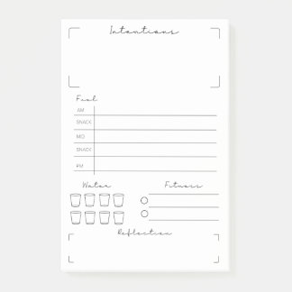 フィットネスとヘルストラッカー ポストイット