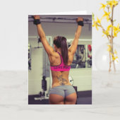 フィットネスとボディビル動機 カード (黄色い花)