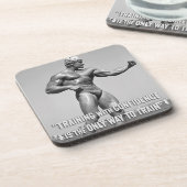 フィットネスとボディビル動機 コースター (左側)