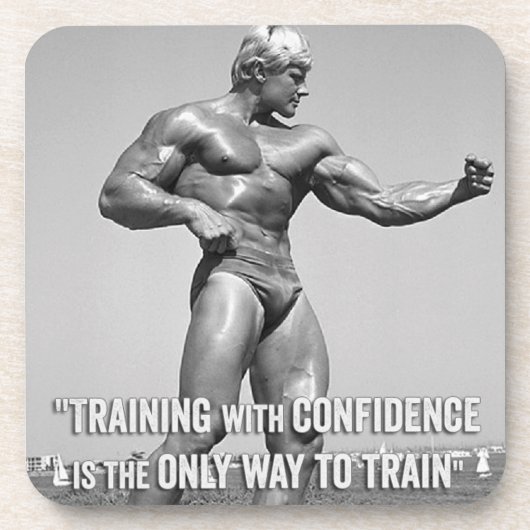 フィットネスとボディビル動機 コースター (正面)