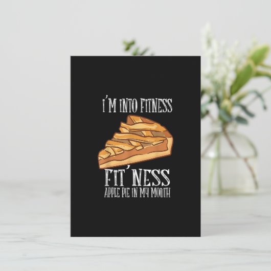 フィットネスに夢中 フィットネスアップルパイを口に A 招待状 (スタンド正面)