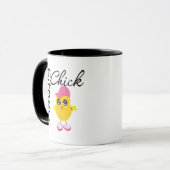 フィットネスのひよこ マグカップ (正面左)