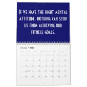 フィットネスのやる気を起こさせるな引用文 カレンダー (1月 2026)