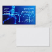 フィットネスのインストラクター 名刺 (正面/裏面)