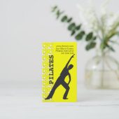 フィットネスのエクササイズのスポーツの好気性のダンサーのカスタムのヨガ 名刺 (スタンド正面)