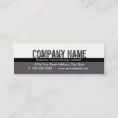 フィットネスのクラスの名刺10のクラスのパスカード ロイヤリティカード (裏面)