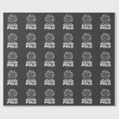 フィットネスのスポーツマンのためのおもしろいな水球のTシャツ ラッピングペーパー (フラット)