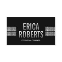 フィットネスのトレーナーの暗いモダンな銀製のスパンコールのストライプ