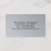 フィットネスのトレーナー-名刺 名刺 (裏面)