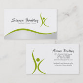 フィットネスのトレーナー-名刺 名刺 (正面/裏面)