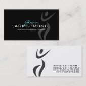 フィットネスのトレーナー-名刺 名刺 (正面/裏面)