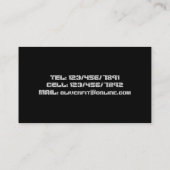 フィットネスのトレーナー-名刺 名刺 (裏面)