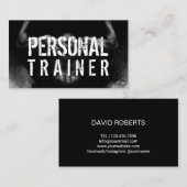 フィットネスのパーソナルトレーナーのボディービルダーのプロフェッショナル 名刺 (正面/裏面)