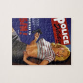 フィットネスのモデル喫煙 ジグソーパズル (横)