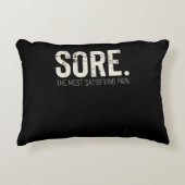 フィットネスの体育館のトレーニングのやる気を起こさせるな引用文 アクセントクッション (正面)