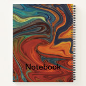 フィットネスの動機：エクササイズスパイラルノートブック ノートブック (裏面)