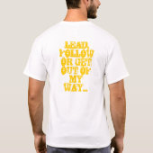 フィットネスの基礎訓練キャンプ Tシャツ (裏面)