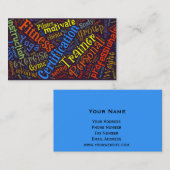 フィットネスの専門の名刺 名刺 (正面/裏面)