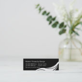 フィットネスの訓練の名刺 スキニー名刺 (スタンド正面)