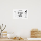 フィットネスの食と活動の選択！ ポスター (キッチン)