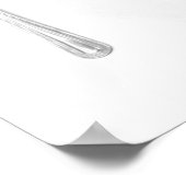 フィットネスの食と活動の選択！ ポスター (角)