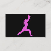 フィットネスのPilatesのインストラクターの名刺 名刺 (裏面)