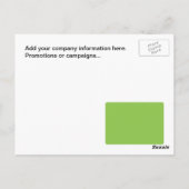 フィットネスはがき ポストカード (裏面)