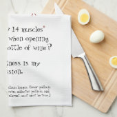 フィットネスは私のパッションワおもしろいイン引用文 キッチンタオル (四つ折り)