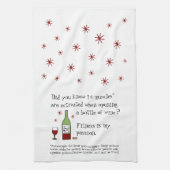 フィットネスは私のパッションワおもしろいイン引用文 キッチンタオル (縦)