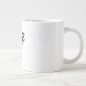 フィットネスは私の人生 ジャンボコーヒーマグカップ (右)