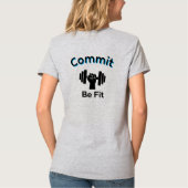 フィットネスへのコミット ASCENT Tシャツ (裏面)