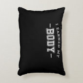 フィットネスやる気を起こさせることわざIが体を獲得 アクセントクッション (正面(垂直))