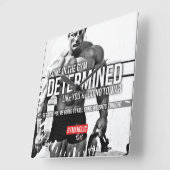 フィットネスやる気を起こさせるジム スクエア壁時計 (傾斜)