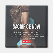 フィットネスやる気を起こさせるジム マグネット (正面)