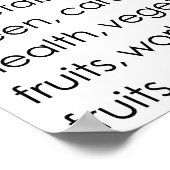 フィットネスやる気を起こさせるデザイン ポスター (角)