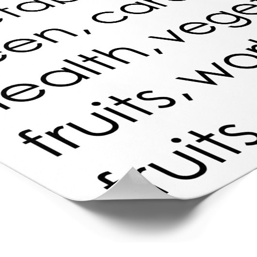 フィットネスやる気を起こさせるデザイン ポスター (角)