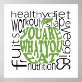 フィットネスやる気を起こさせるポスター ポスター (正面)