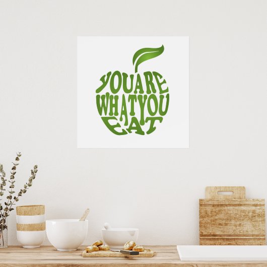 フィットネスやる気を起こさせる引用文 ポスター (キッチン)