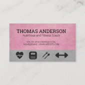 フィットネスアイコン 名刺 (正面)