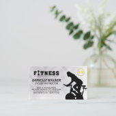 フィットネスインストラクター |ヘルス 名刺 (スタンド正面)