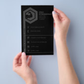 フィットネスインスパイアグ・ブラック チラシ (ハンドル)