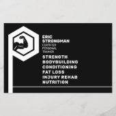 フィットネスインスパイアブラック チラシ (裏面)