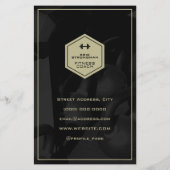 フィットネスインスパイア男らしモダン業 チラシ (裏面)