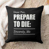 フィットネスインスピレーショ親愛ン脂肪の死への準備 クッション (ブランケット)