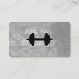 フィットネスウェイトグレーテクスチャ 名刺