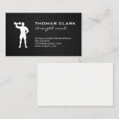 フィットネスウェイトスポーツトレーナー 名刺 (正面/裏面)