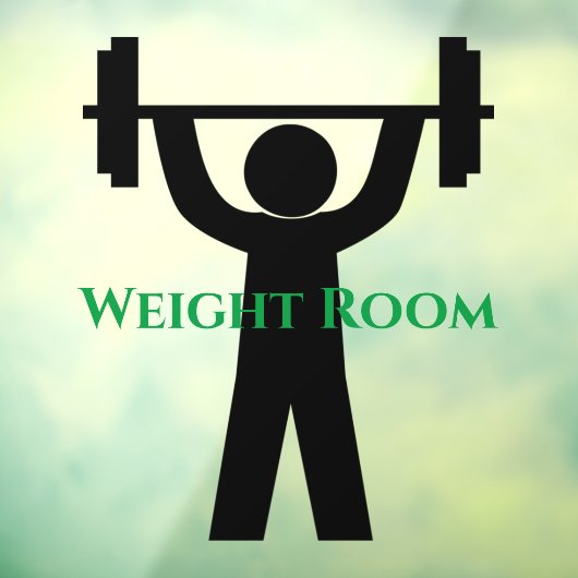 フィットネスウェイトデザインウィンドウロック ウィンドウサイン (シート3)