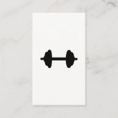 フィットネスウエイシンプルト白黒 名刺 (正面)